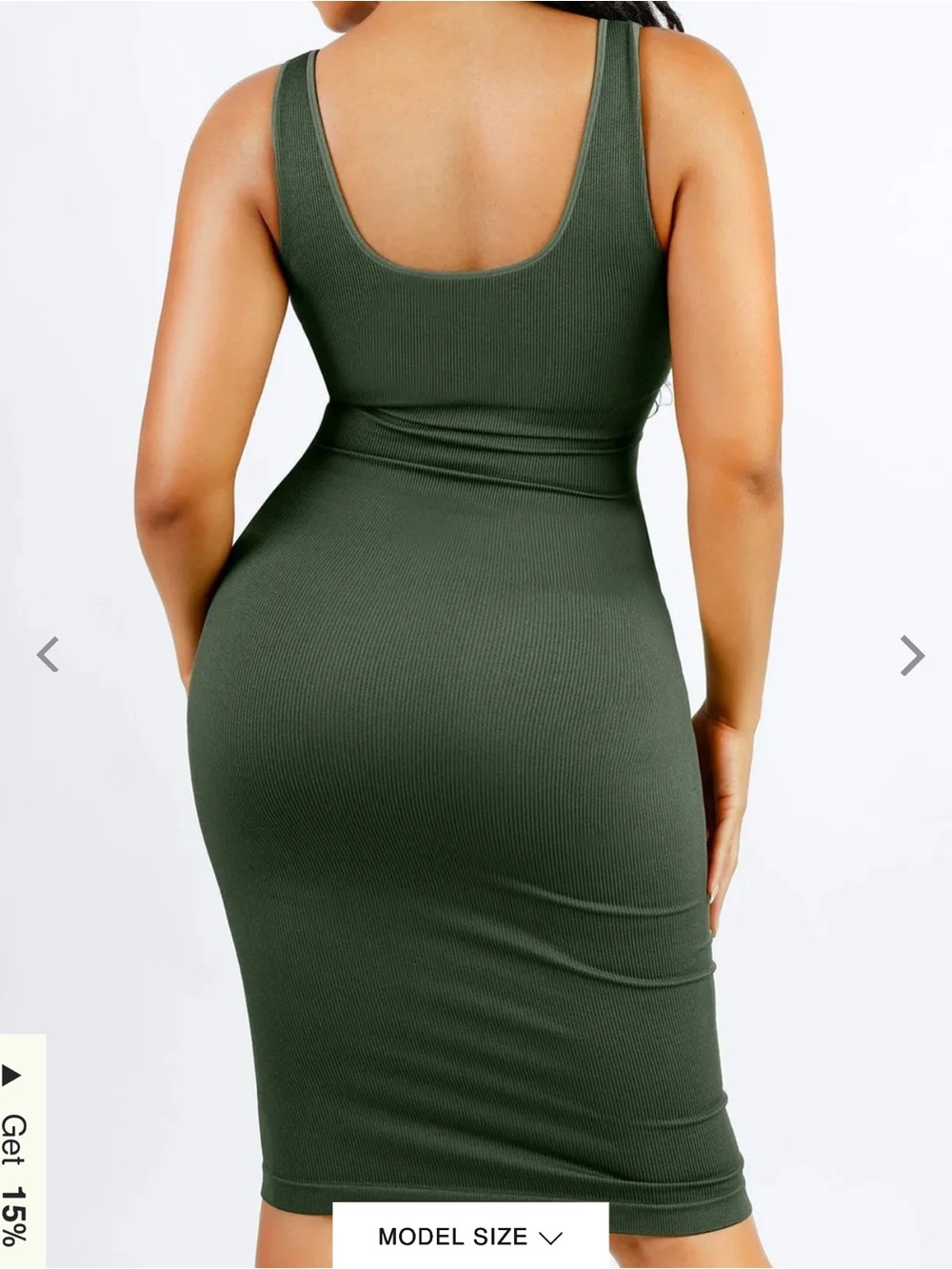 Popilush Shapewear Seamless Sleeveless Slimming Dress Set NWT XS/S - Picture 4 of 10